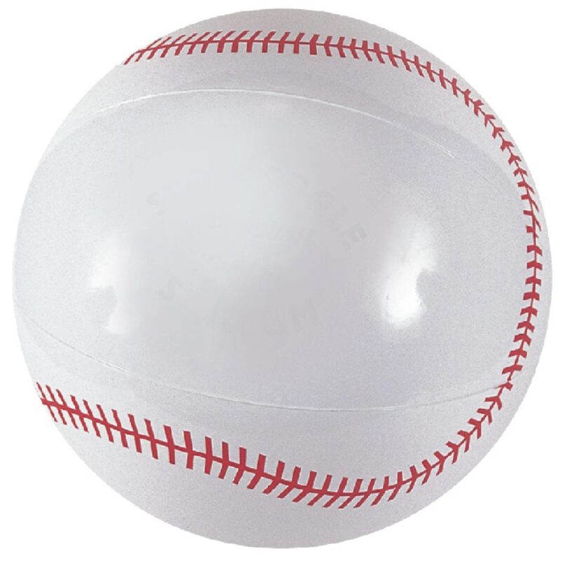 16" Inflatable Baseball Beach Ball - 1