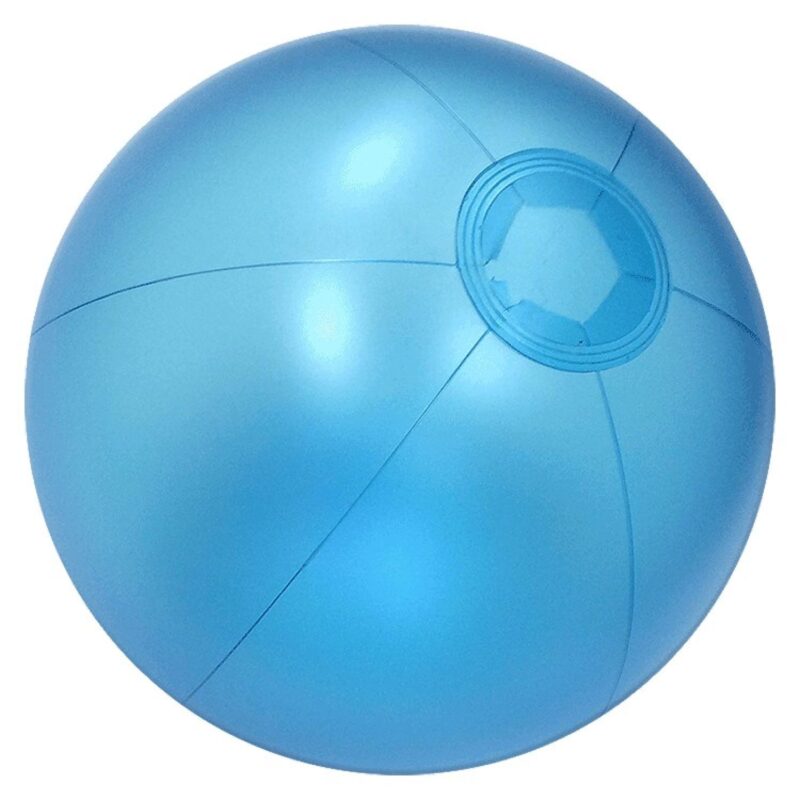 16" Inflatable Opaque Beach Ball - 1