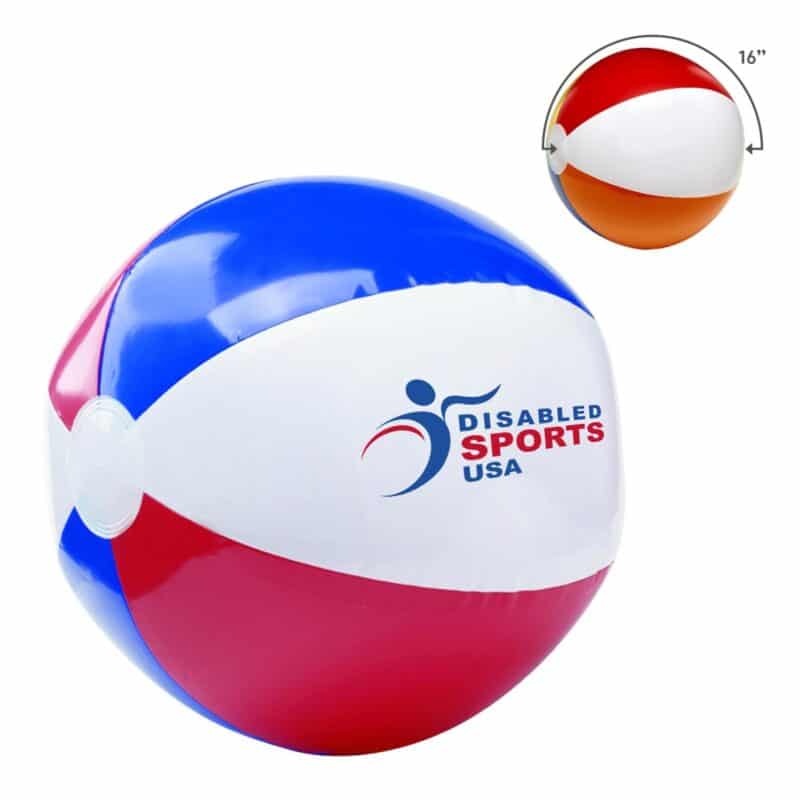 White & Blue USA Beach Ball