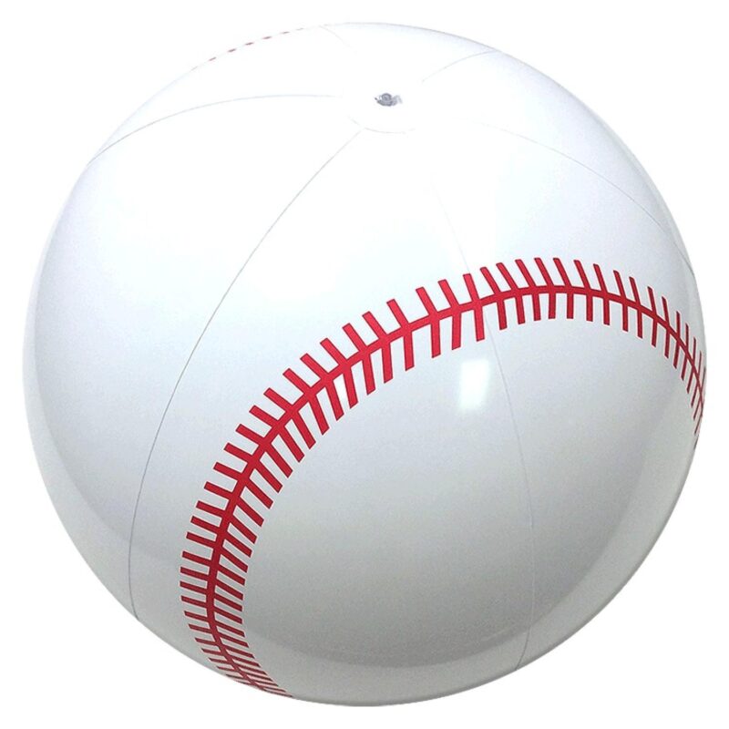 36" Inflatable Baseball Beach Ball - 1