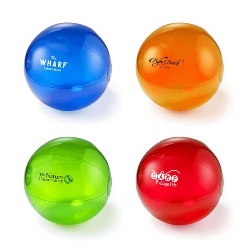 12" Translucent Beach Ball - 9