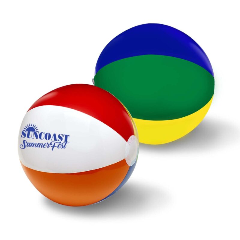 16" Six Color Beach Ball - 2