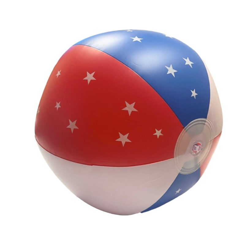 16" Beach Ball w/Multi-Colored or Patriotic Panels - 1