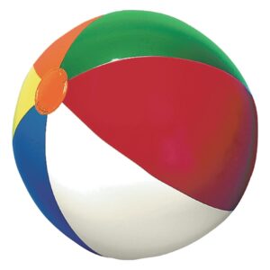 Mini Beach Ball w/Multi-Colored Panels