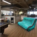 Design-Air Inflatable Couch Full-Digital Imprint 59"L x 31"H x 35"D - 1